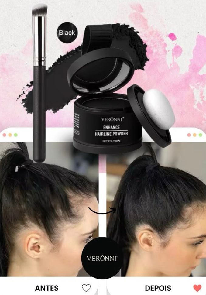 HairMagic Secret - Cobertura instantânea para seus cabelos