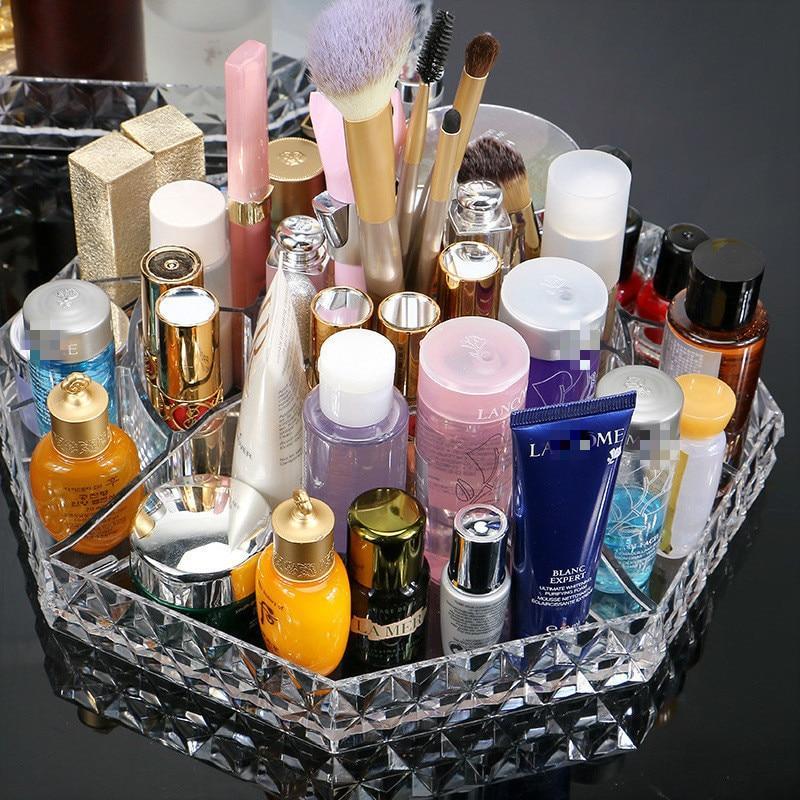 Organizador Acrílico Multifuncional de Make e Cosméticos 360˚